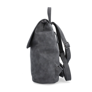 Elegantný mestský batoh zo syntetiky Tangerin materiál syntetická koža zapínanie na zips farba sivá veľkosť stredná 1100 ANT Z boku