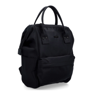 Veľký praktický batoh Carmelo Carmelo materiál nylon zapínanie na zips farba čierna veľkosť veľká 4319 C