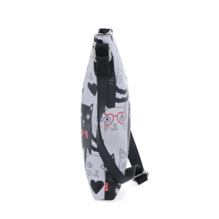 Malá crossbody s potlačou Indee materiál syntetická koža farba multicolor veľkosť malá 9300 17 C