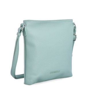 Crossbody kabelka so zipsom Carmelo materiál syntetická koža zapínanie na zips farba zelená veľkosť malá 4324 SZE