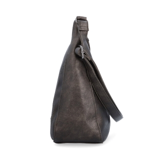 Mestská crossbody kabelka zo syntetickej kože Tangerin materiál syntetická koža zapínanie na zips farba sivá veľkosť stredná 8046 ANT Z boku
