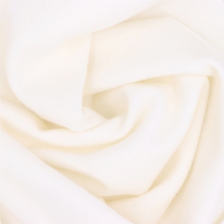 Elegantný jednofarebný šál so strapcami Noelia Bolger materiál Polyester s prímesou vlny farba biela KZ003 - 02