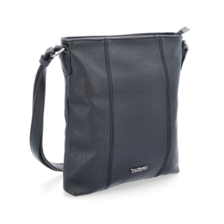 Malá športová crossbody kabelka Tangerin materiál syntetická koža zapínanie na zips farba čierna veľkosť malá 8011 C