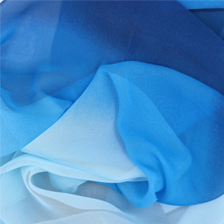 Ľahká farebná šatka Noelia Bolger materiál polyester farba modrá KL503 - 02