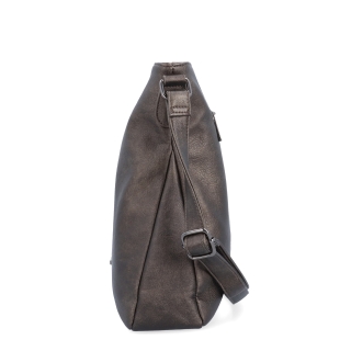 Crossbody kabelka s prehľadným vnútrom Tangerin materiál syntetická koža zapínanie na zips farba sivá veľkosť stredná 8051 ANT Z boku