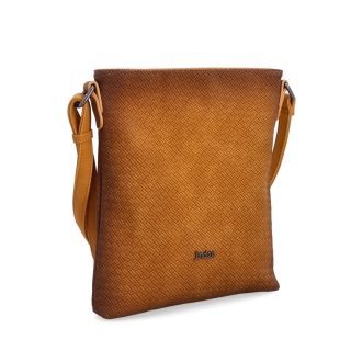 Crossbody s čistým dizajnom Indee materiál syntetická koža zapínanie na zips farba žltá veľkosť malá 6316 ZLU