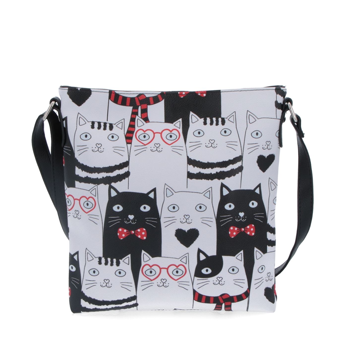Malá crossbody s potlačou Indee materiál syntetická koža farba multicolor veľkosť malá 9300 17 C