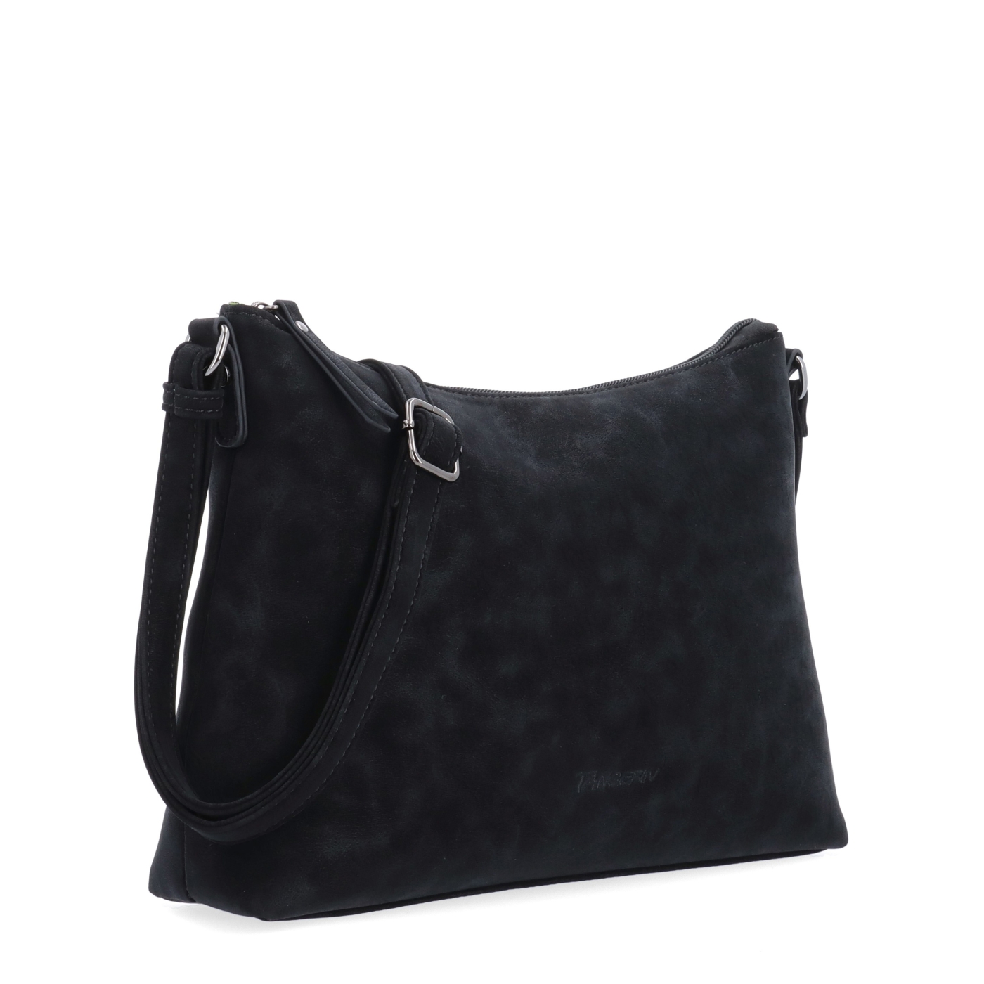 Dámska elegantná crossbody kabelka Tangerin materiál syntetická koža zapínanie na zips farba čierna veľkosť malá 1110 C