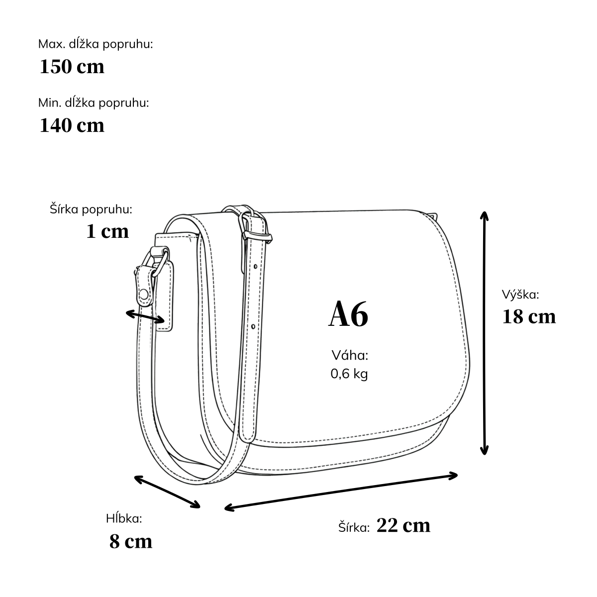 Elegantná kožená crossbody kabelka s chlopňou Noelia Bolger materiál kože zapínanie s chlopňou farba biela veľkosť malá NB 0117 OW Rozmery