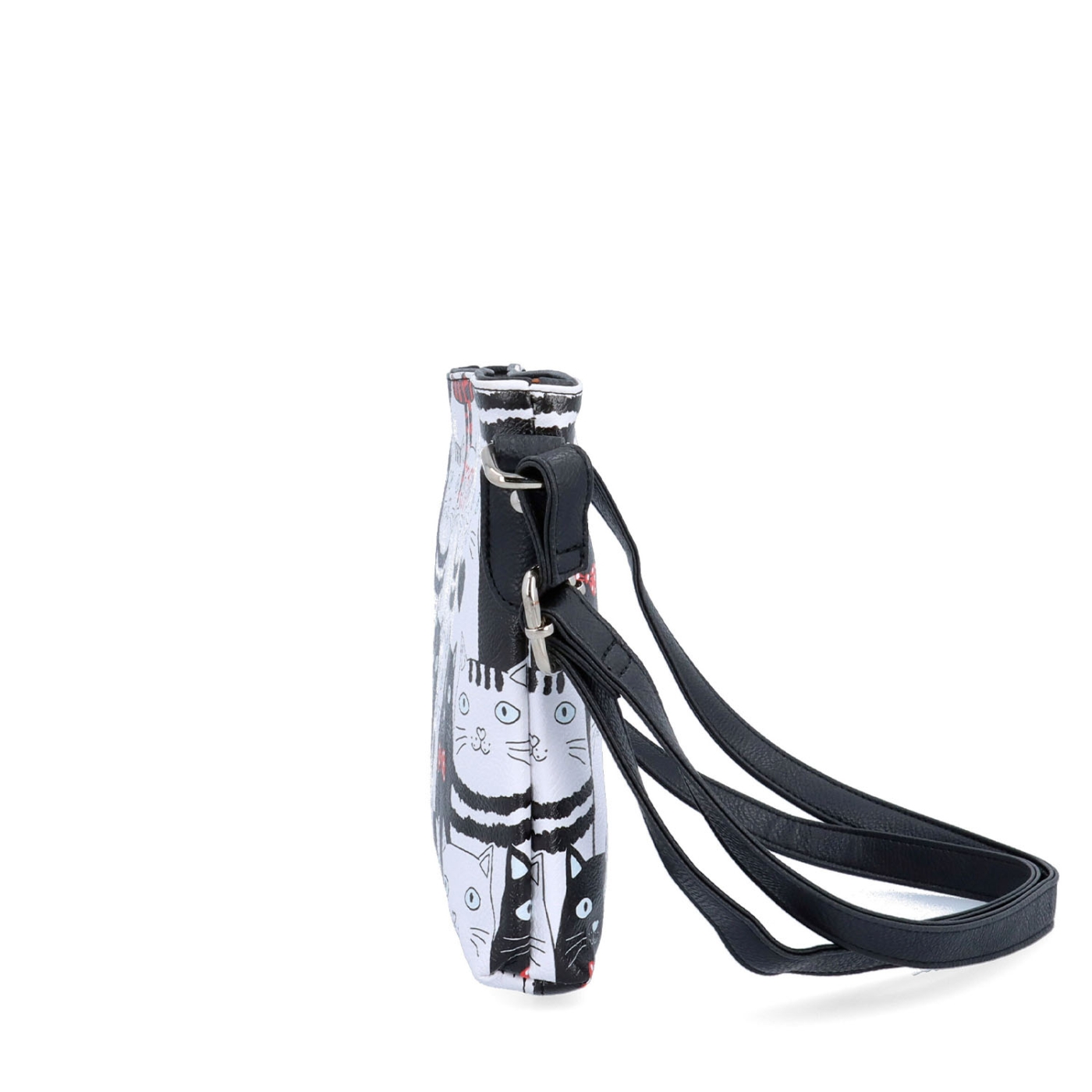 Crossbody kabelka s veselým potiskom Indee materiál syntetická koža zapínanie na zips farba multicolor veľkosť malá 9306 01 C