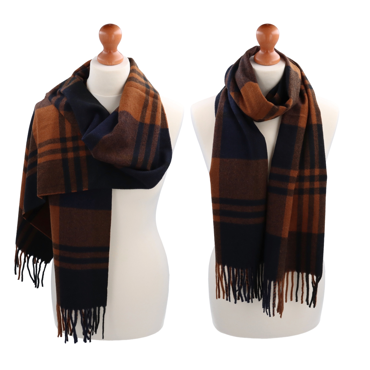Celoročný šál s károvaným vzorom Noelia Bolger materiál Polyester s prímesou vlny farba multicolor KZ004 - 03