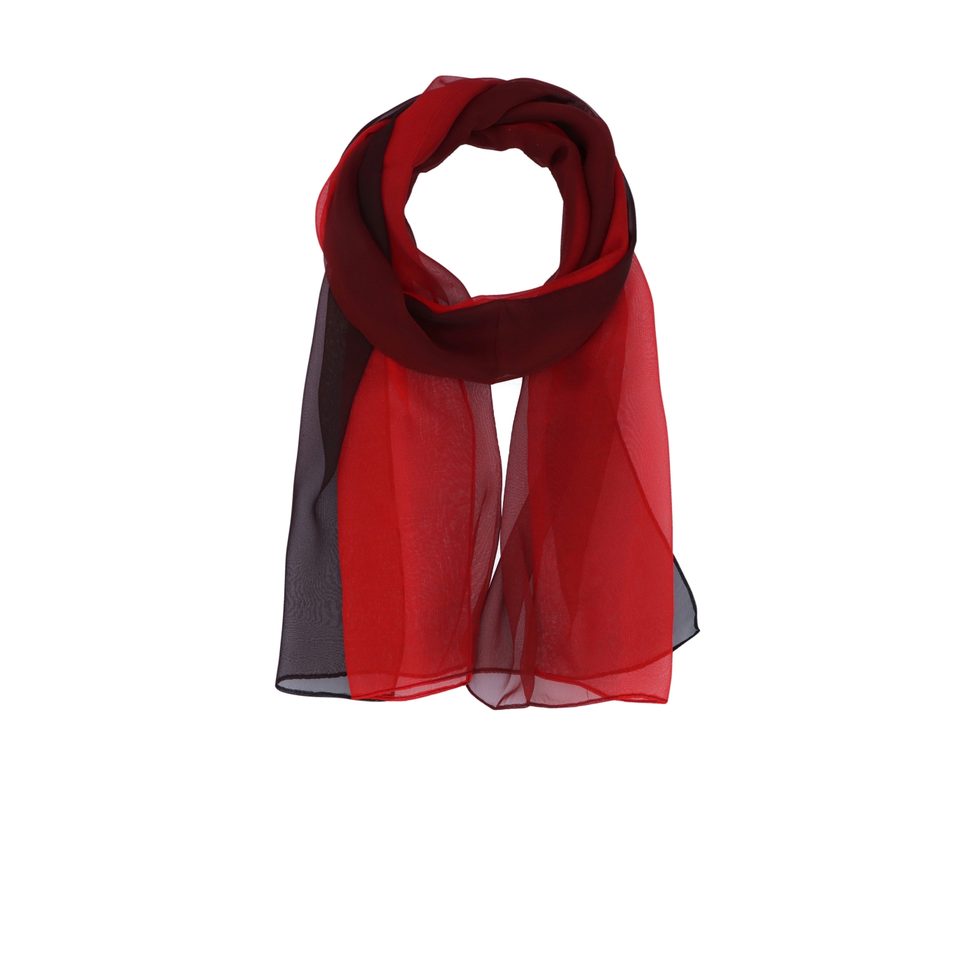 Ľahká farebná šatka Noelia Bolger materiál polyester farba červená KL503 - 05