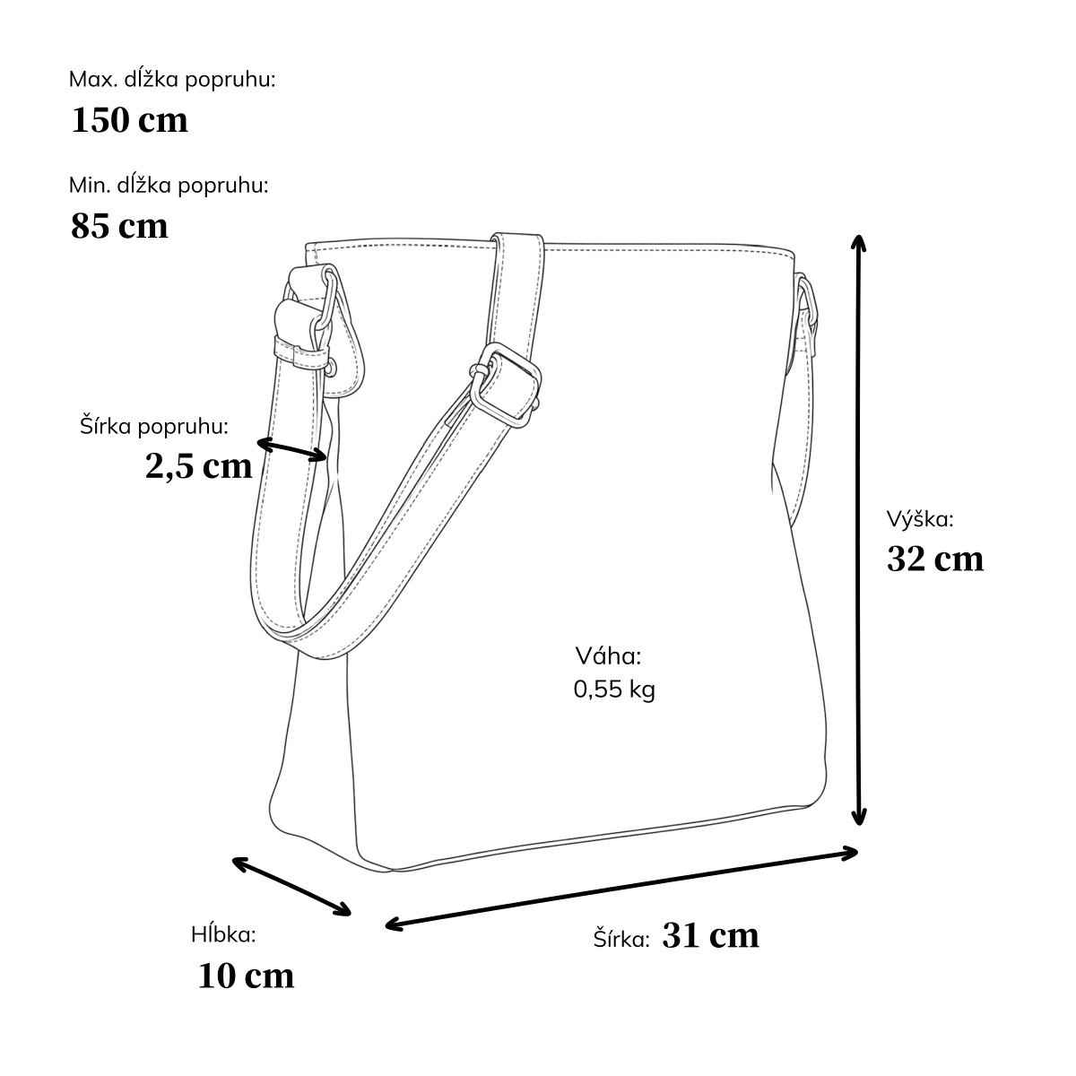 Crossbody kabelka s prehľadným vnútrom Tangerin materiál syntetická koža zapínanie na zips farba sivá veľkosť stredná 8051 ANT Rozmery