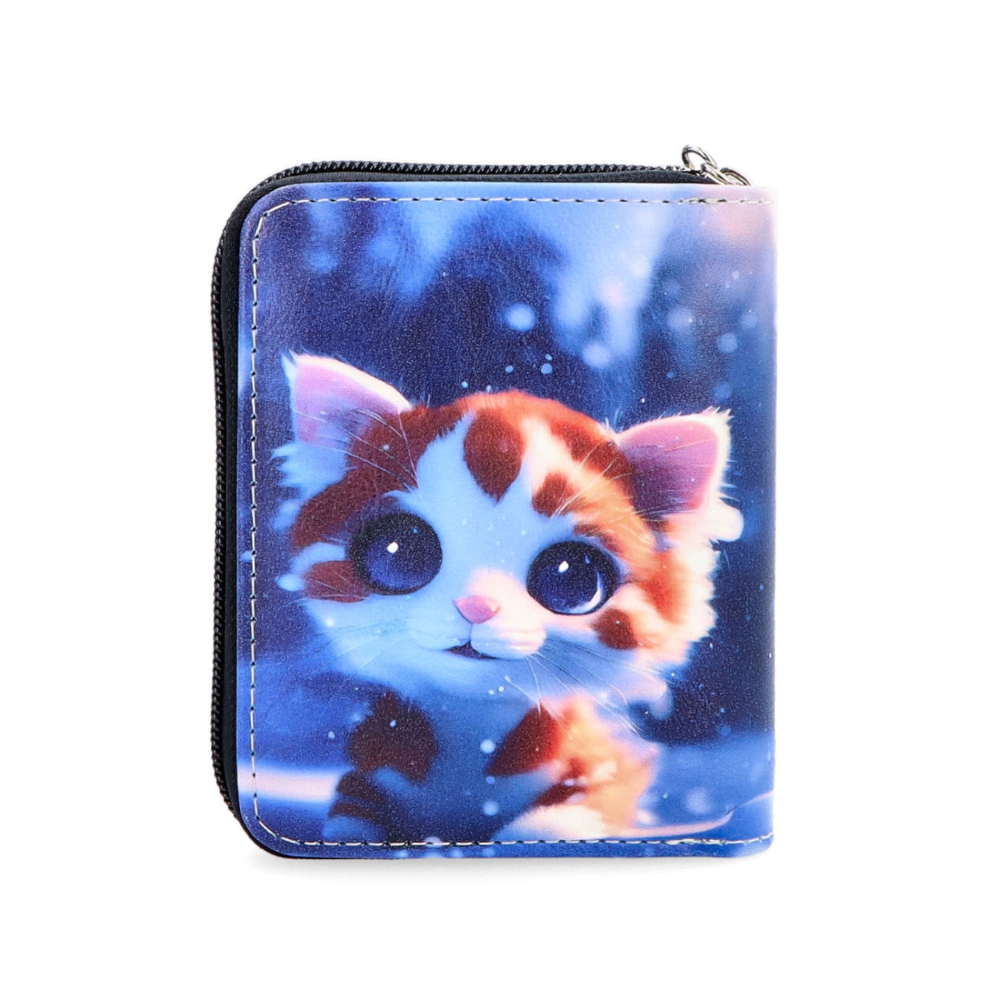 Malá peňaženka s potlačou Indee materiál syntetická koža zapínanie na cvok farba multicolor veľkosť malá 9200 144
