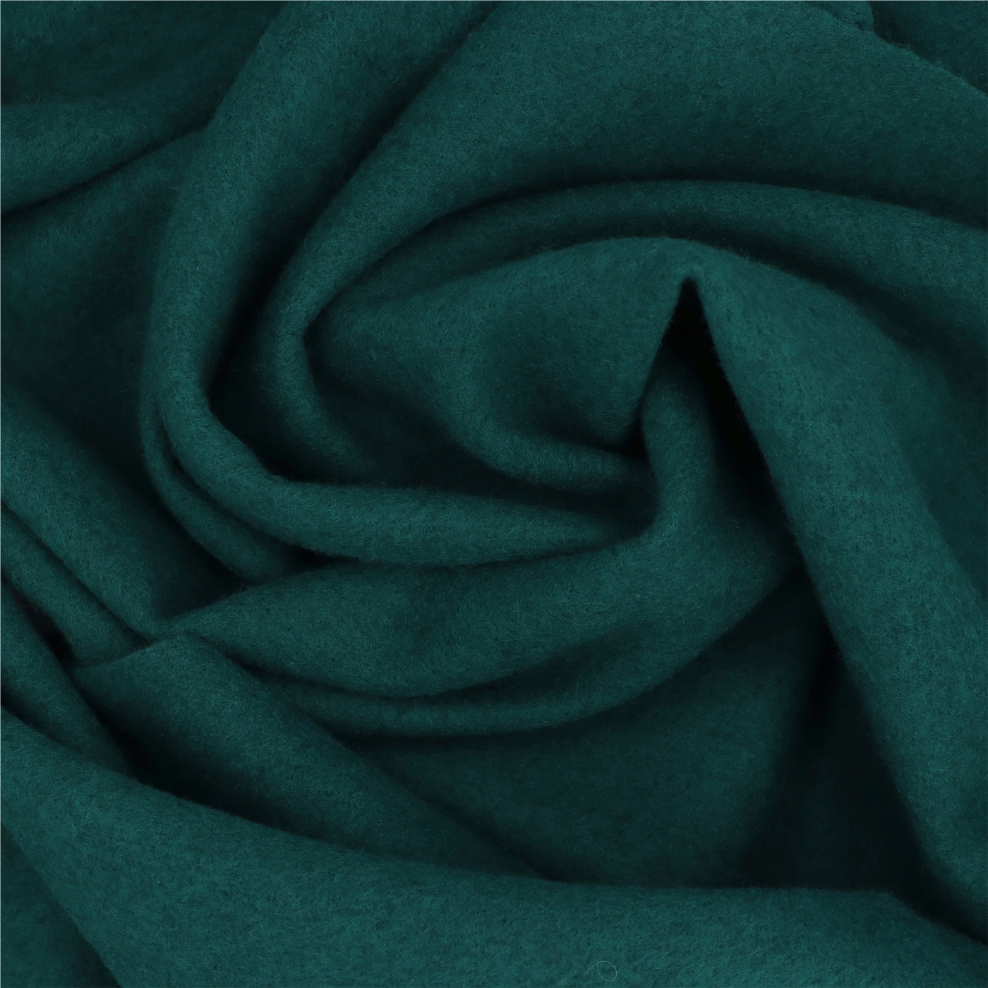 Elegantný jednofarebný šál so strapcami Noelia Bolger materiál Polyester s prímesou vlny farba zelená KZ003 - 08