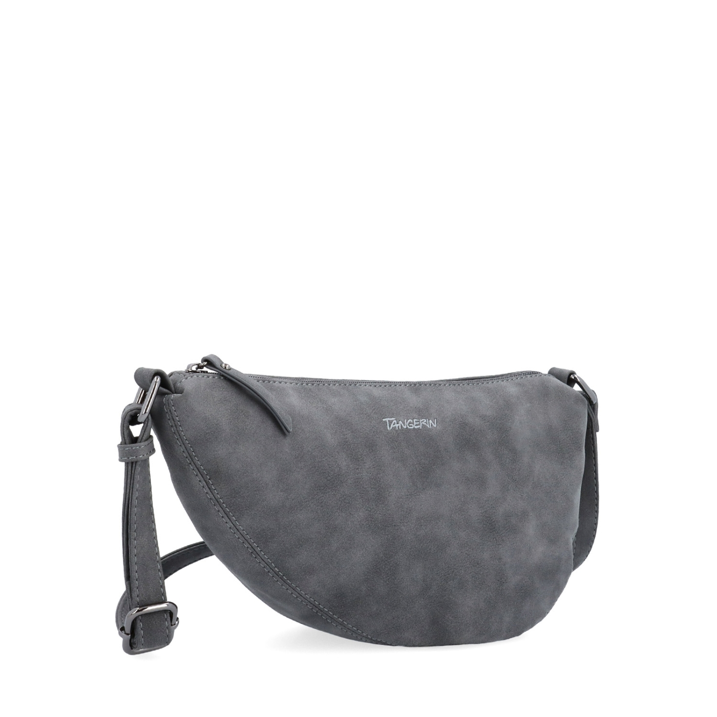 Kabelka typu moonbag zo syntetickej kože Tangerin materiál syntetická koža zapínanie na zips farba sivá veľkosť malá 1111 ANT