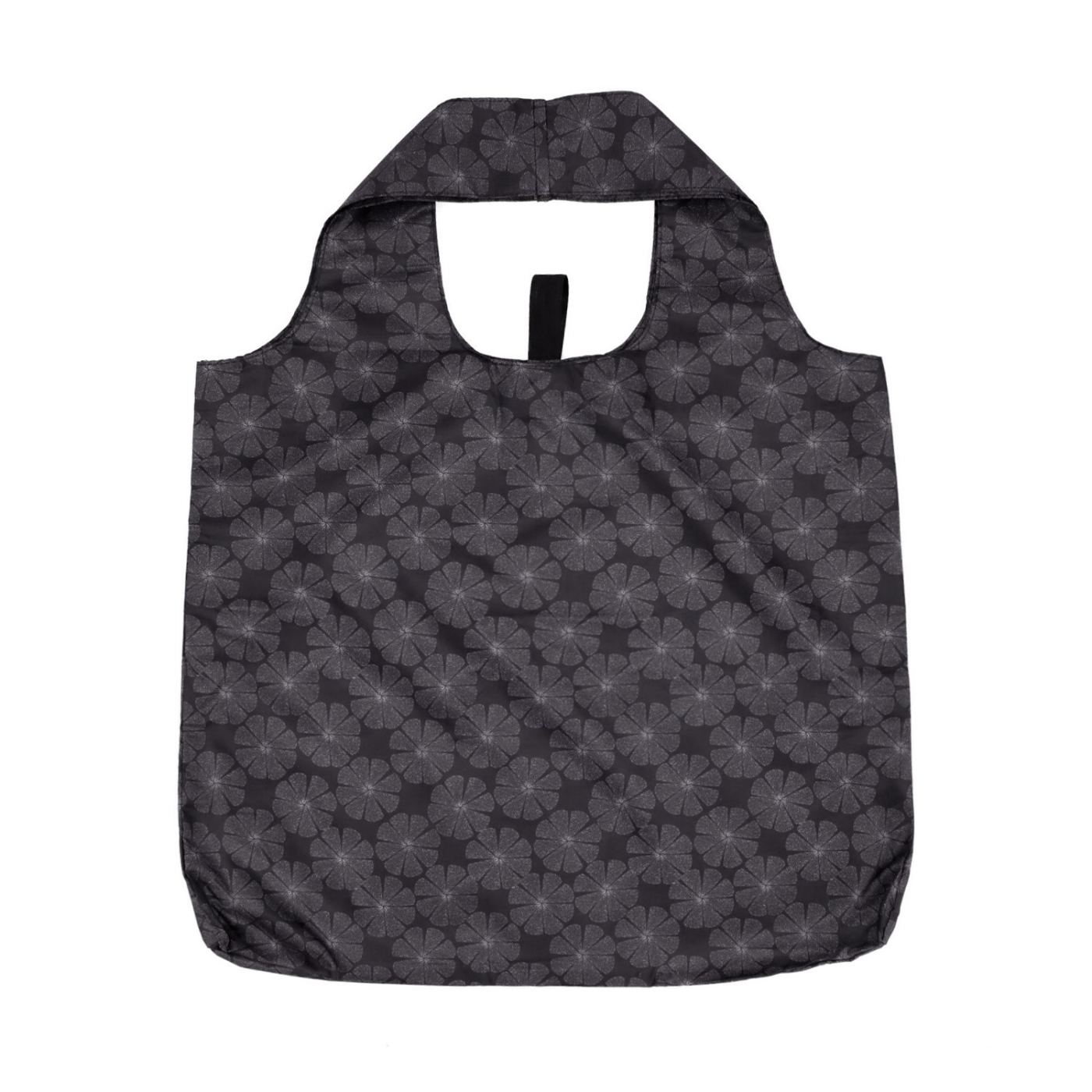 Kvalitná priestranná nákupná taška Shop and Go materiál nylon farba čierna veľkosť veľká 0023 D