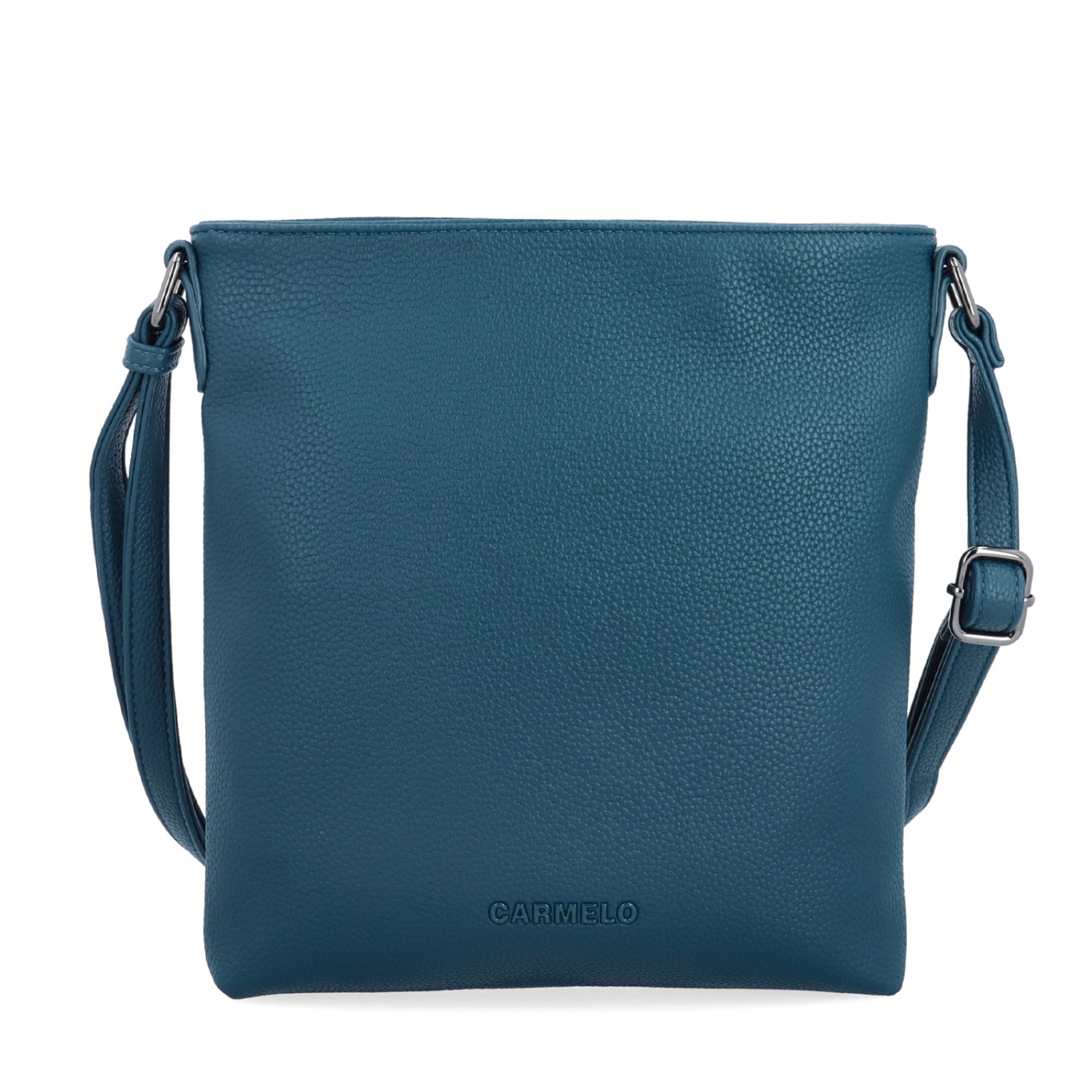 Crossbody kabelka so zipsom Carmelo materiál syntetická koža zapínanie na zips farba zelená veľkosť malá 4324 PE Spredu