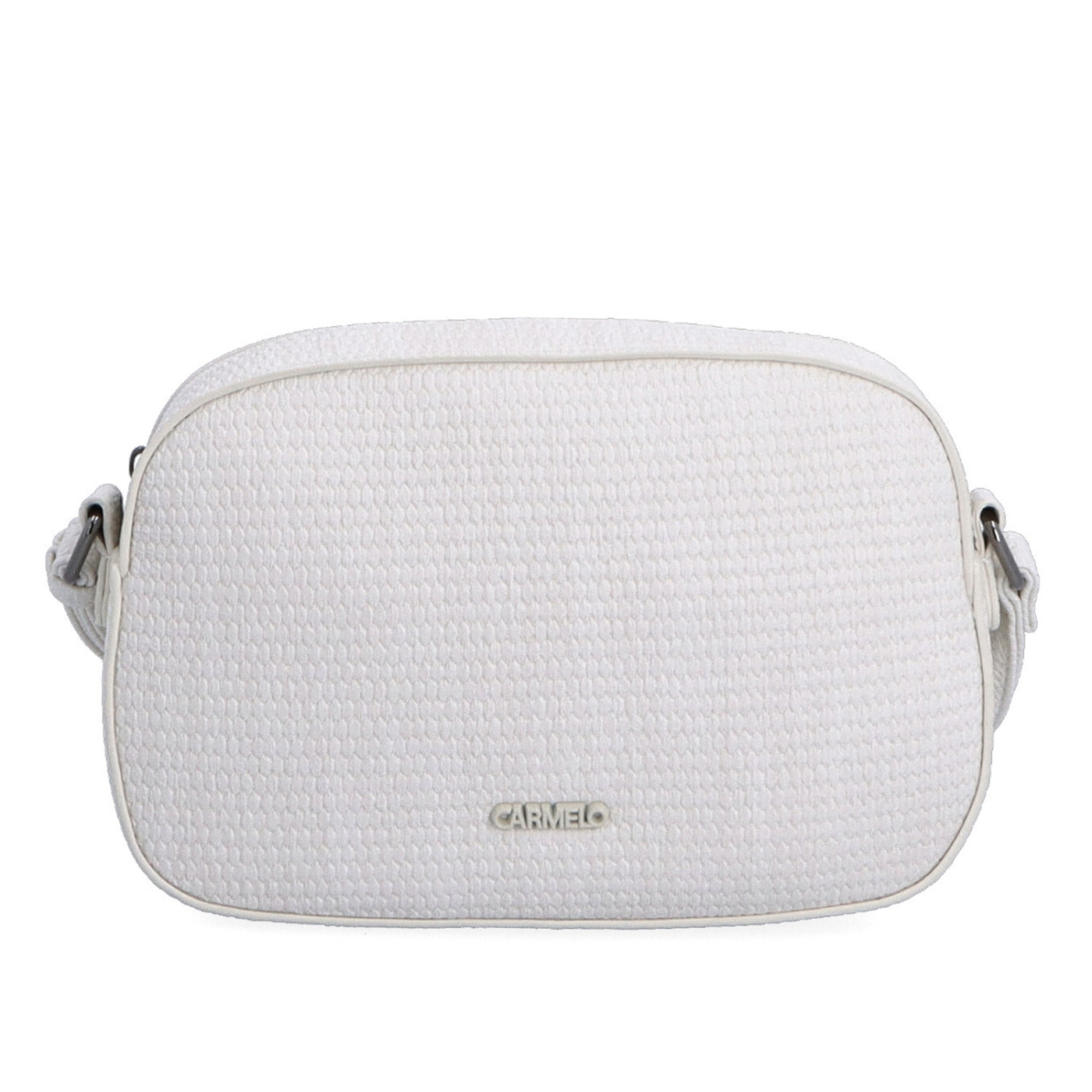 Malá crossbody kabelka s decentným vzorom Carmelo materiál syntetická koža farba béžová veľkosť malá 4334 K Spredu
