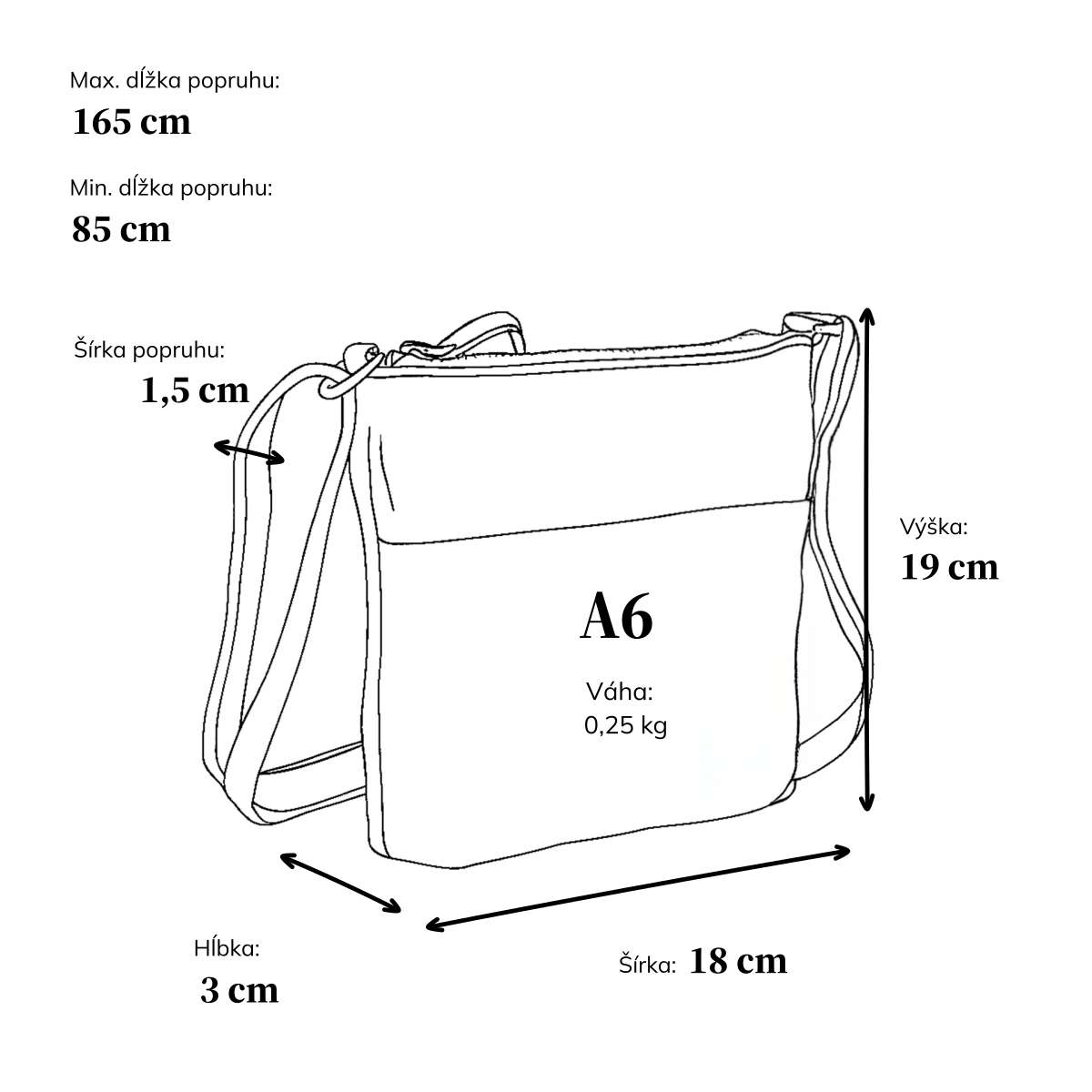 Malá kožená crossbody so zapínaním na zips Noelia Bolger materiál kože zapínanie na zips farba koňaková veľkosť malá NB 2090 KO Rozmery