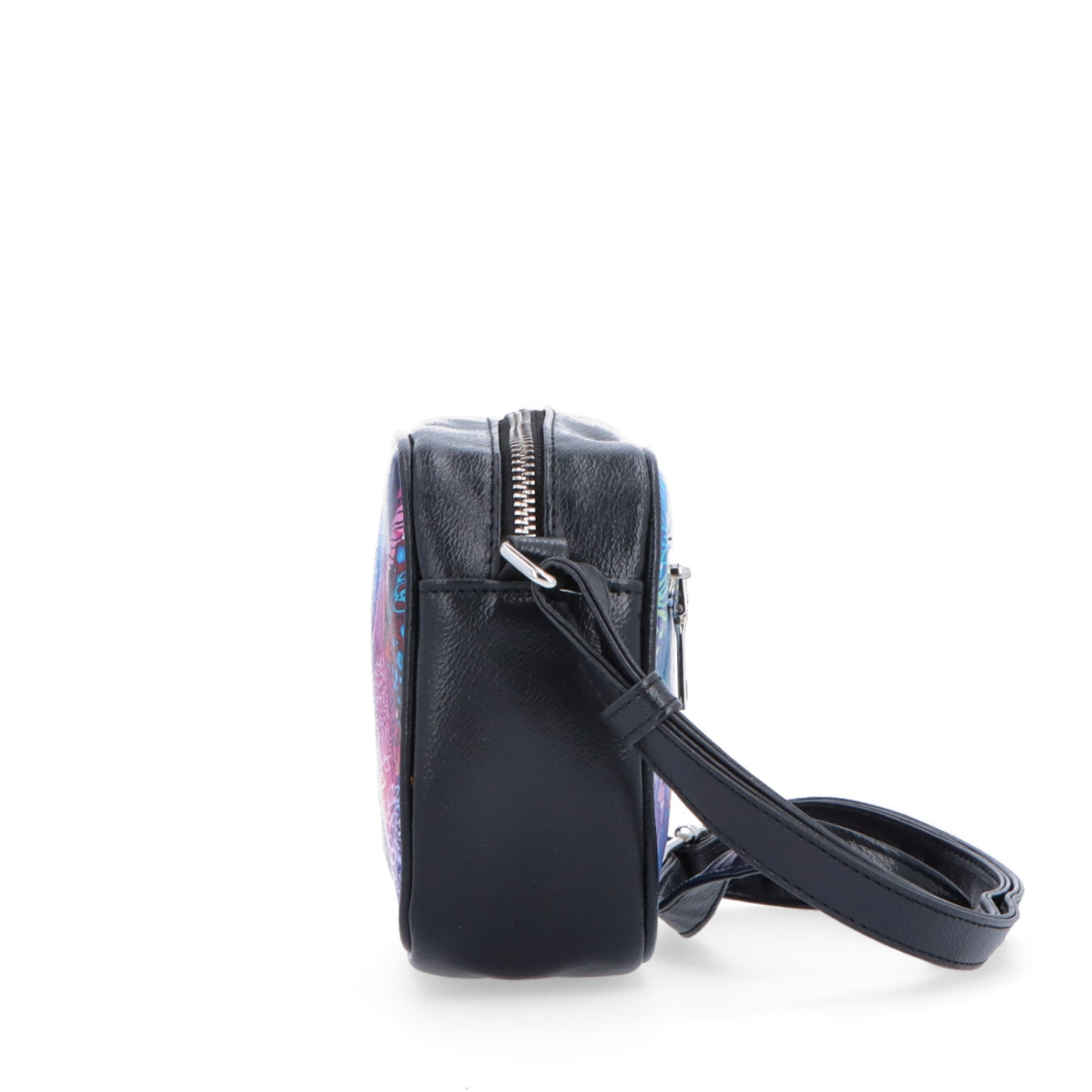 Moderná kabelka s veselou potlačou Indee materiál syntetická koža zapínanie na zips farba multicolor veľkosť malá 9304 03 C