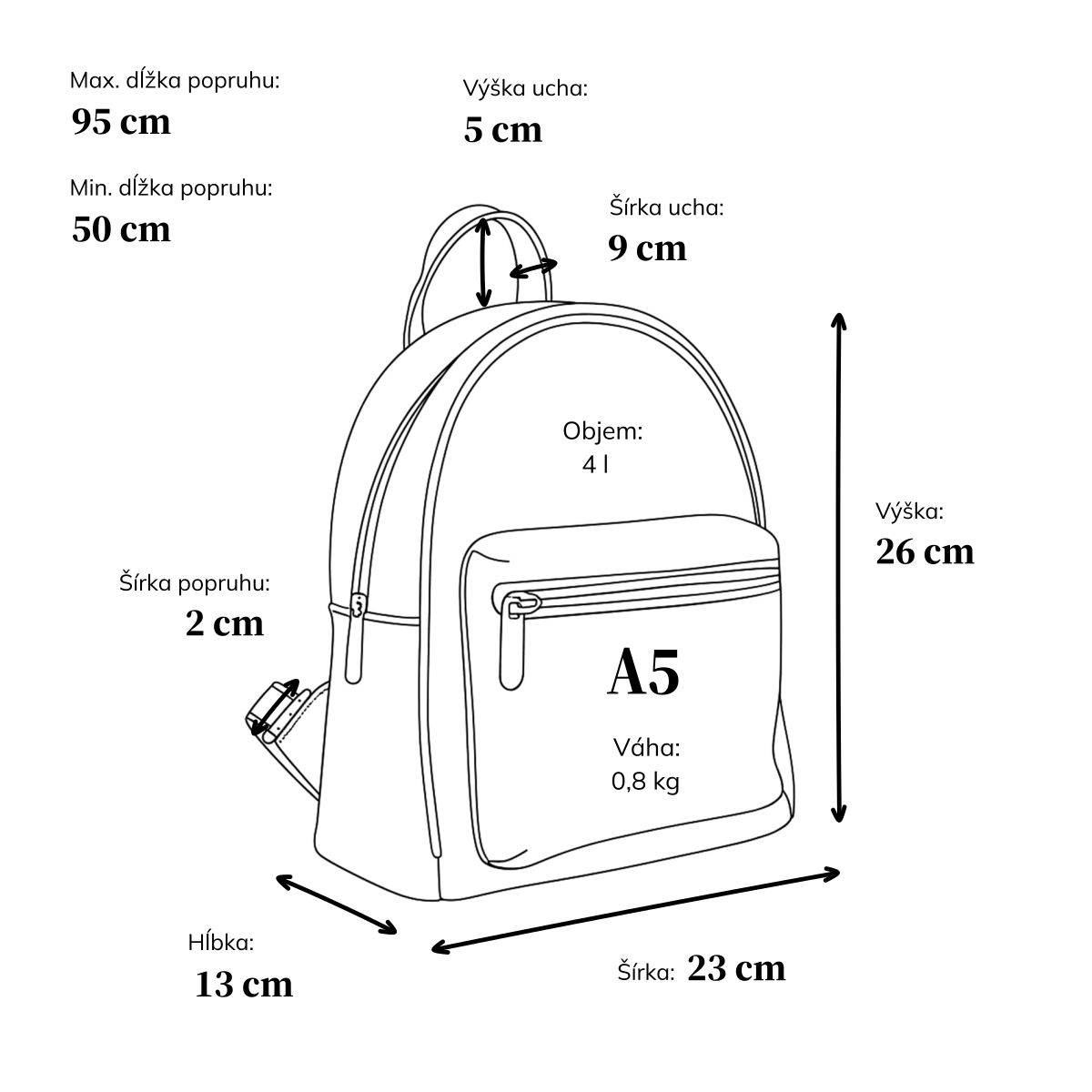 Malý batoh s moderným dizajnom Carmelo materiál syntetická koža zapínanie na zips farba béžová veľkosť malá 4314 K Rozmery