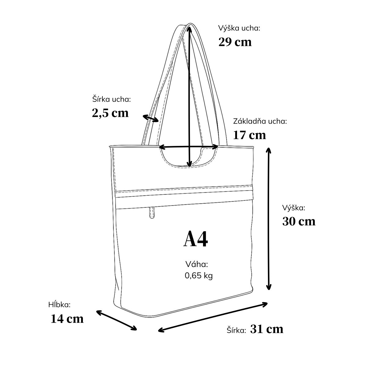 Veľká shopper kabelka z mäkšej syntetickej kože Tangerin materiál syntetická koža zapínanie na zips farba modrá veľkosť veľká 8010 TM Rozmery