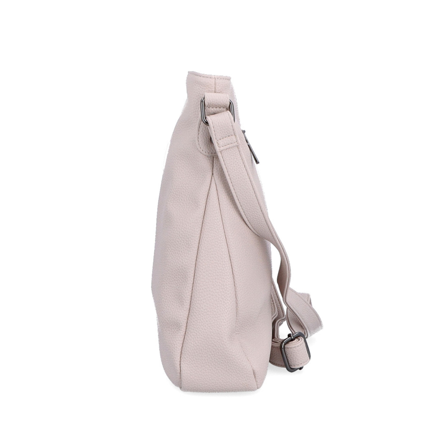 Dizajnová crossbody kabelka Carmelo materiál syntetická koža zapínanie na zips farba ružová veľkosť stredná 4271 LI Z boku