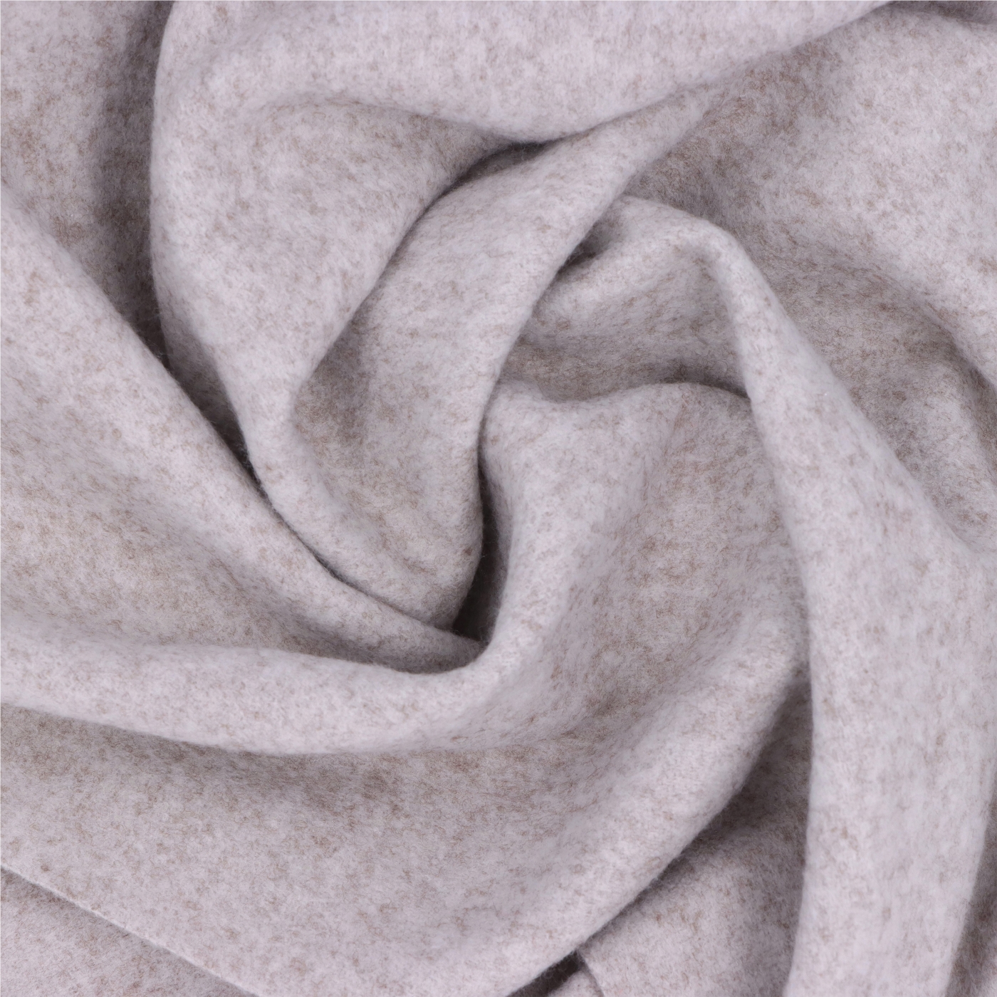 Elegantný jednofarebný šál so strapcami Noelia Bolger materiál Polyester s prímesou vlny farba sivá KZ003 - 03