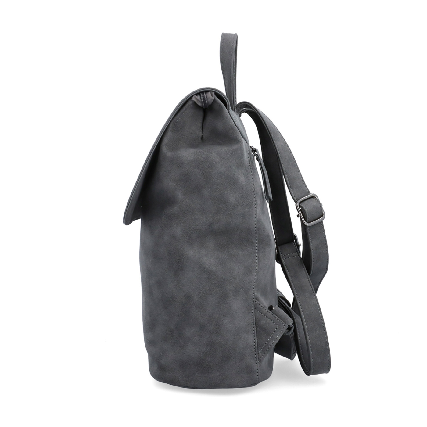 Elegantný mestský batoh zo syntetiky Tangerin materiál syntetická koža zapínanie na zips farba sivá veľkosť stredná 1100 ANT Z boku