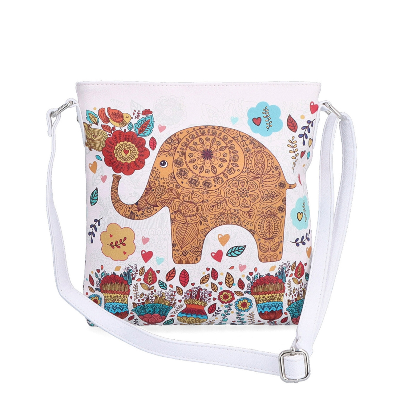 Malá crossbody s potlačou Indee materiál syntetická koža farba multicolor veľkosť malá 9300 41 B