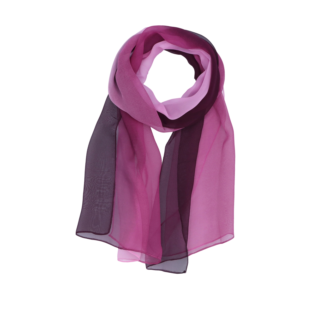 Ľahká farebná šatka Noelia Bolger materiál polyester farba fialová KL503 - 01