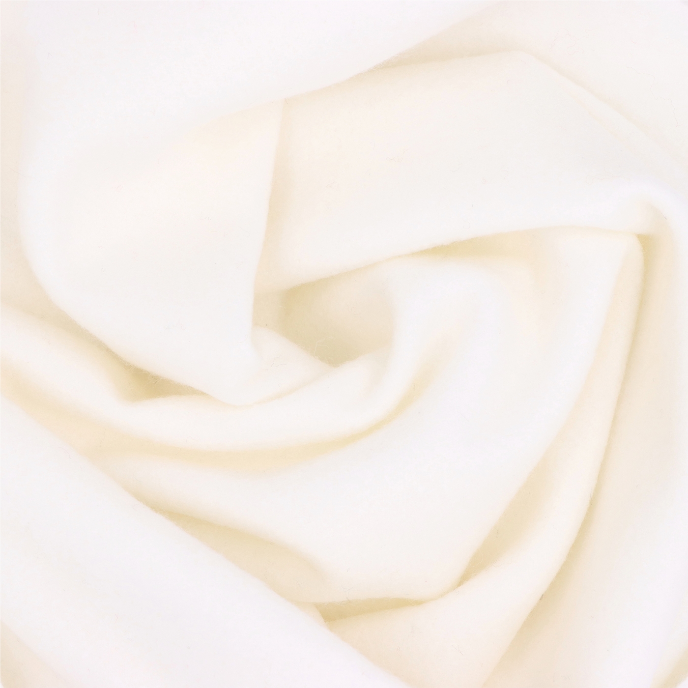 Elegantný jednofarebný šál so strapcami Noelia Bolger materiál Polyester s prímesou vlny farba biela KZ003 - 02