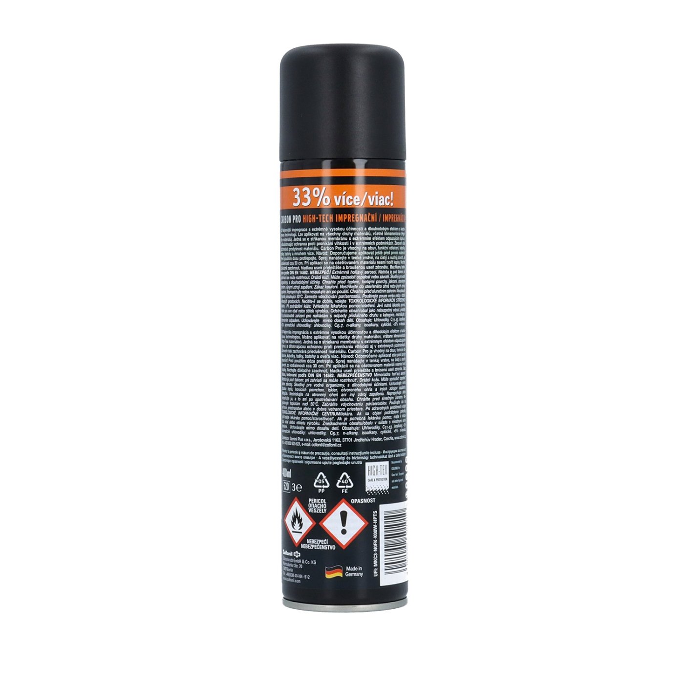 Collonil CARBON PRO 400 ml – impregnácia s karbonovú technológiou Collonil materiál nevyplnené farba bez farby Collonil Carbon Pro 400 ml