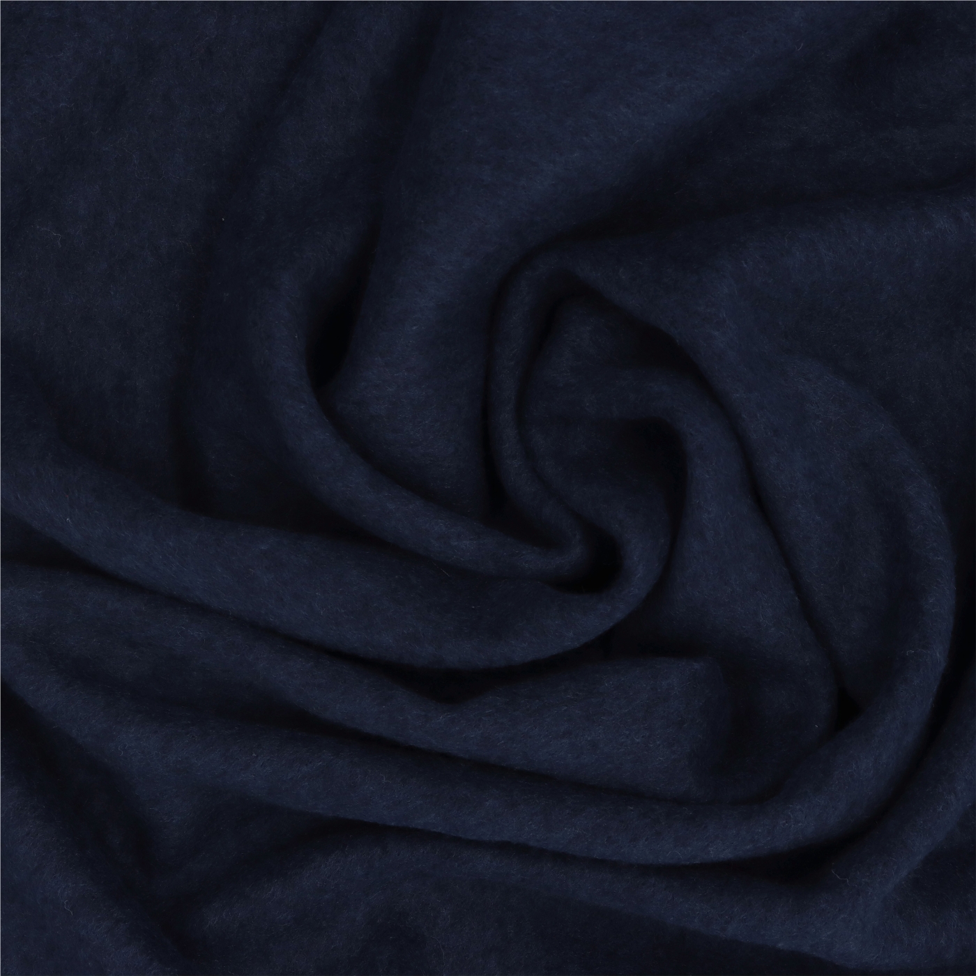 Elegantný jednofarebný šál so strapcami Noelia Bolger materiál Polyester s prímesou vlny farba modrá KZ003 - 07