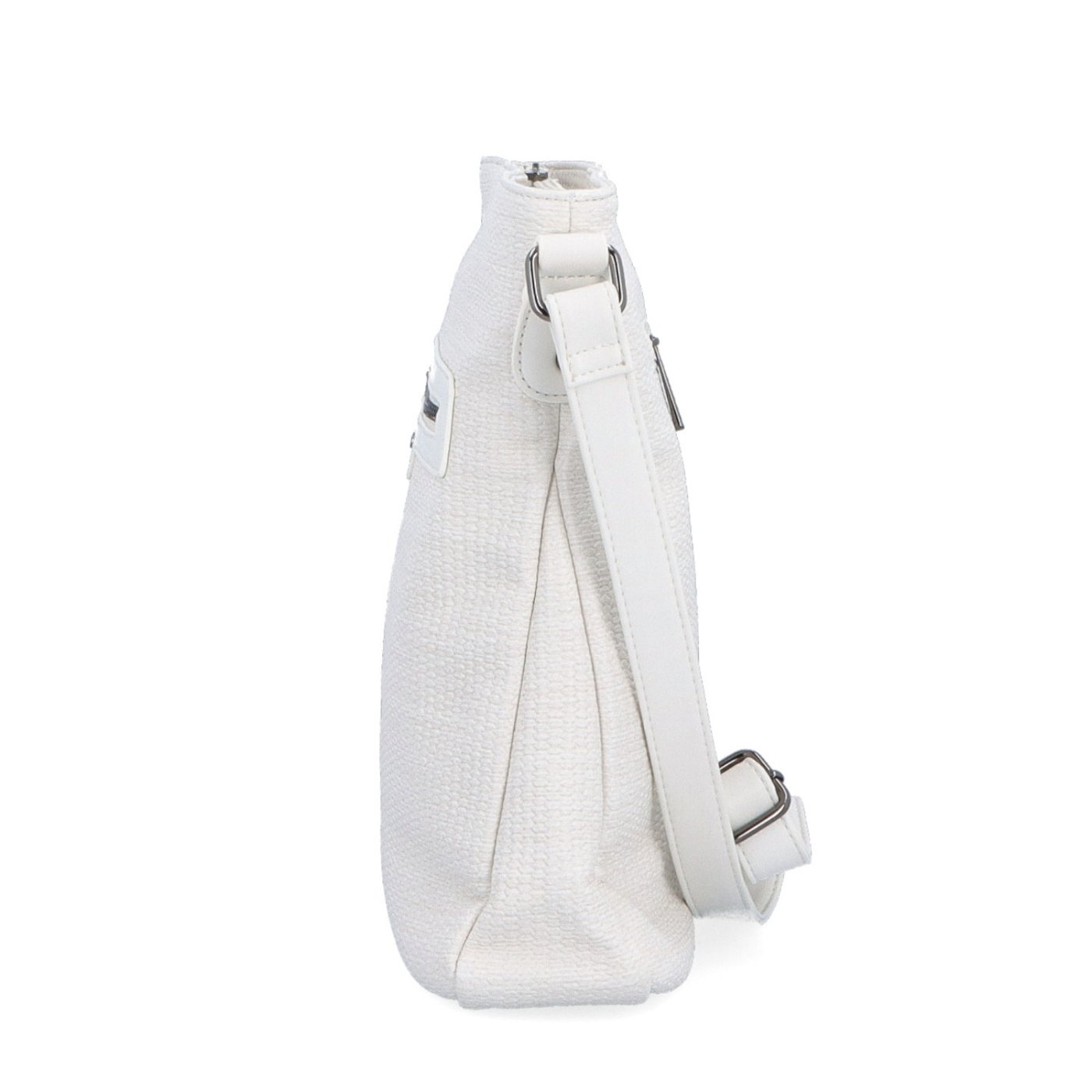 Crossbody kabelka s predným vreckom na zips Carmelo materiál syntetická koža zapínanie na zips farba béžová veľkosť stredná 4309 K Z boku