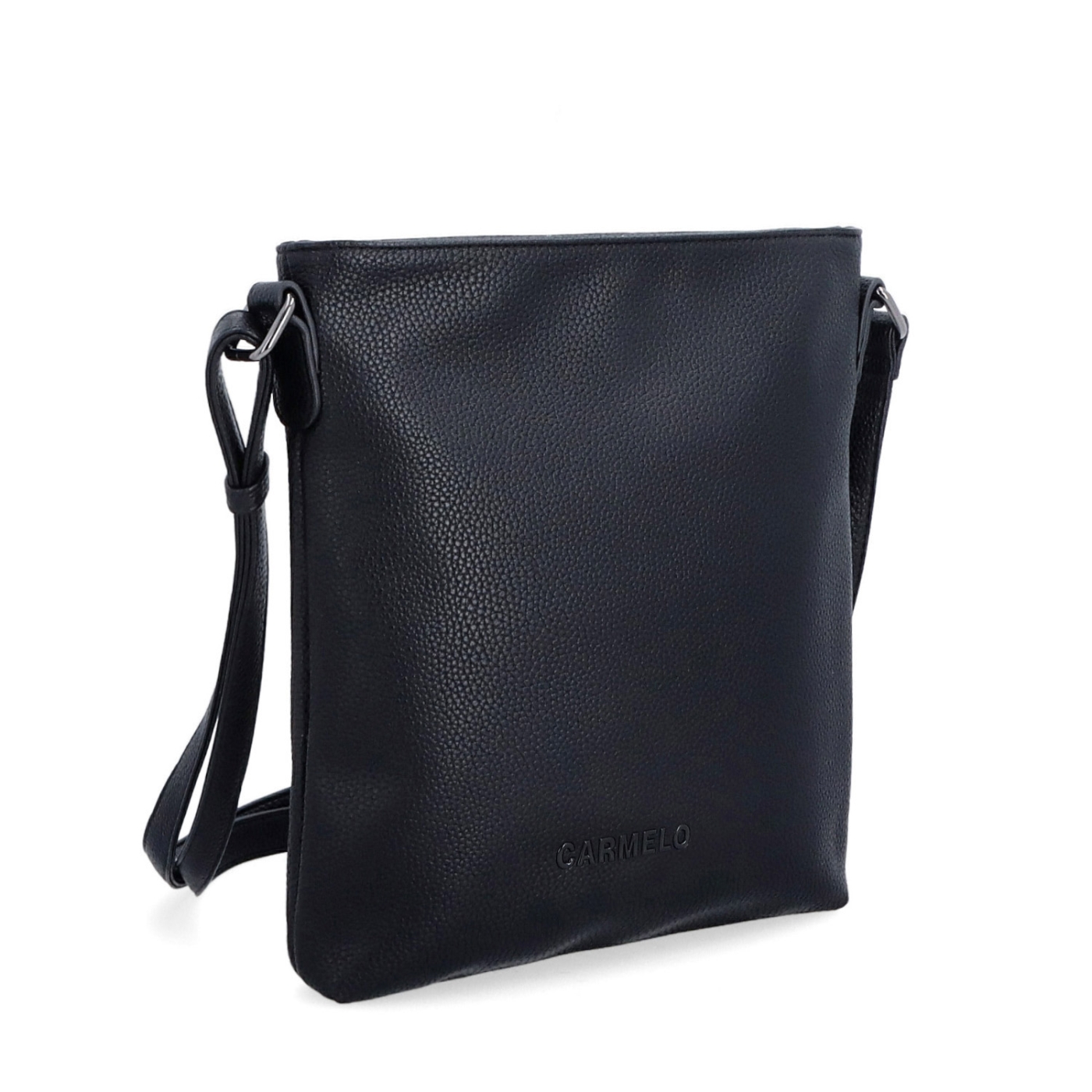 Crossbody kabelka so zipsom Carmelo materiál syntetická koža zapínanie na zips farba čierna veľkosť malá 4324 C