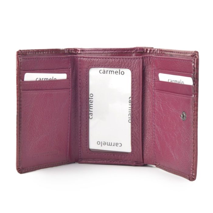 Kožená peňaženka Carmelo lila