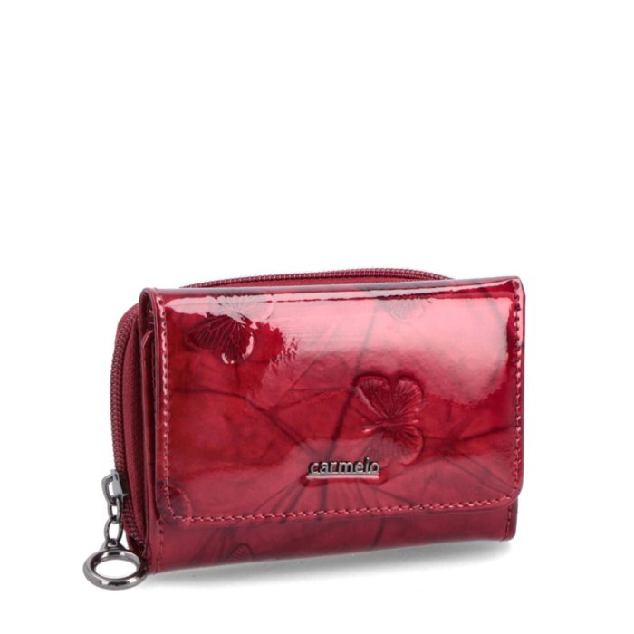Kožená peňaženka červená