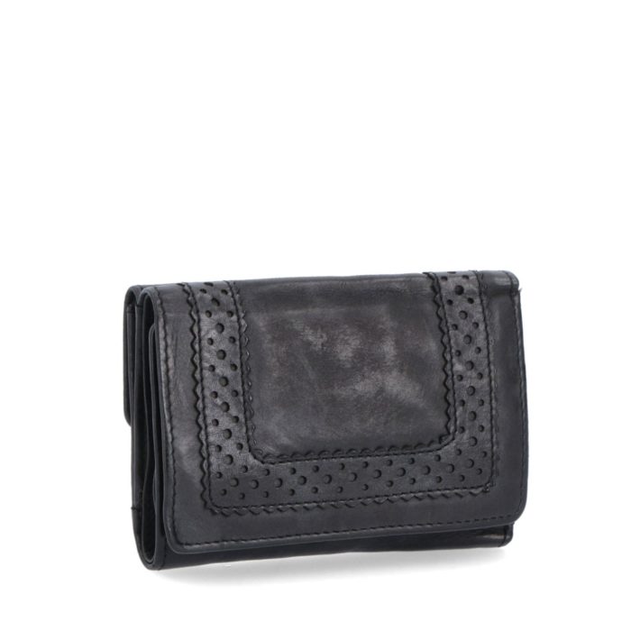 Kožená peňaženka čierna
