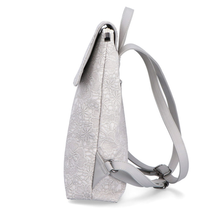Elegantný batoh svetlo sivá