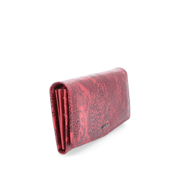 Kožená peňaženka červená