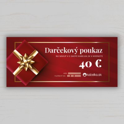 Darčekový poukaz 40 € – VDAR40